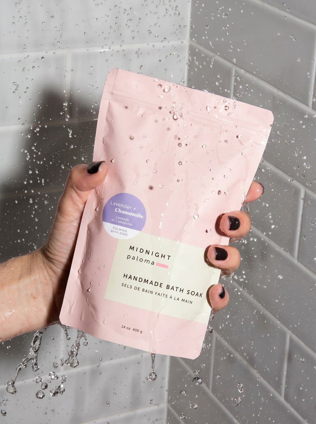 Lavender + Chamomile Calming Bath Soak | Midnight Paloma