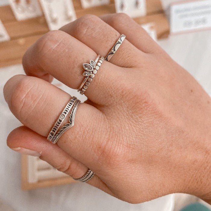 MOONPHASE ring | 925 Sterling | LUNAKI DESIGN