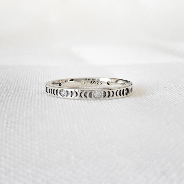 MOONPHASE ring | 925 Sterling | LUNAKI DESIGN