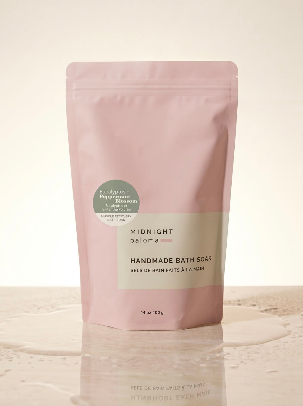 Eucalyptus + Peppermint Blossom Bath Soak | Midnight Paloma
