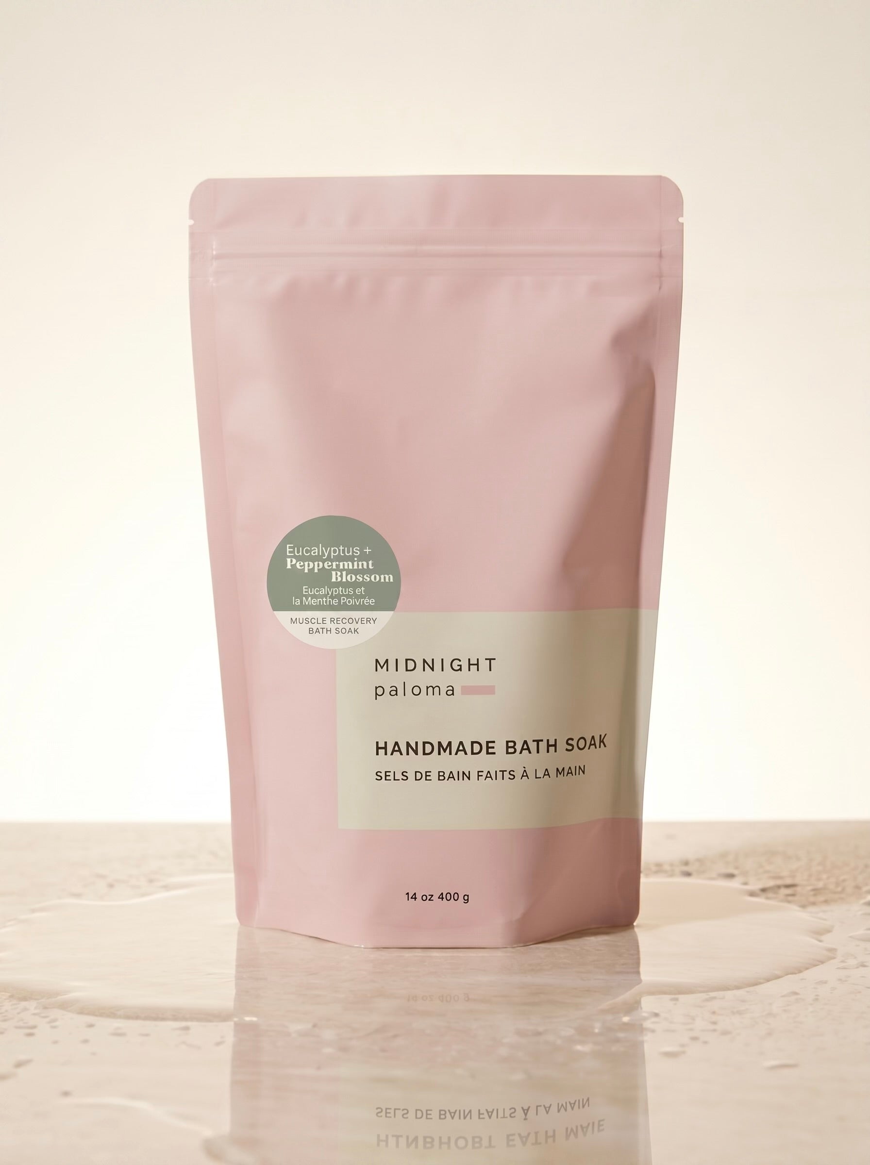 Eucalyptus + Peppermint Blossom Bath Soak | Midnight Paloma
