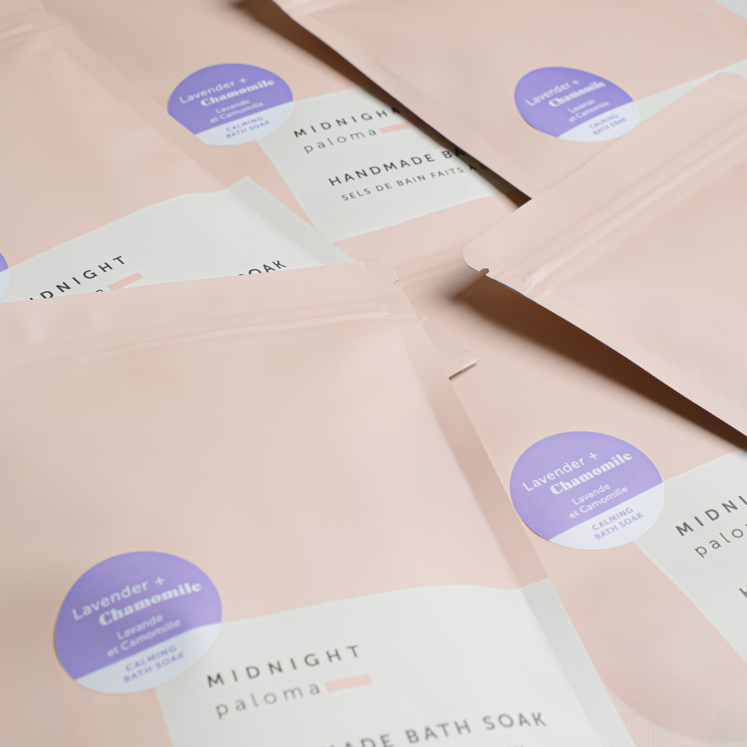 Lavender + Chamomile Calming Bath Soak | Midnight Paloma