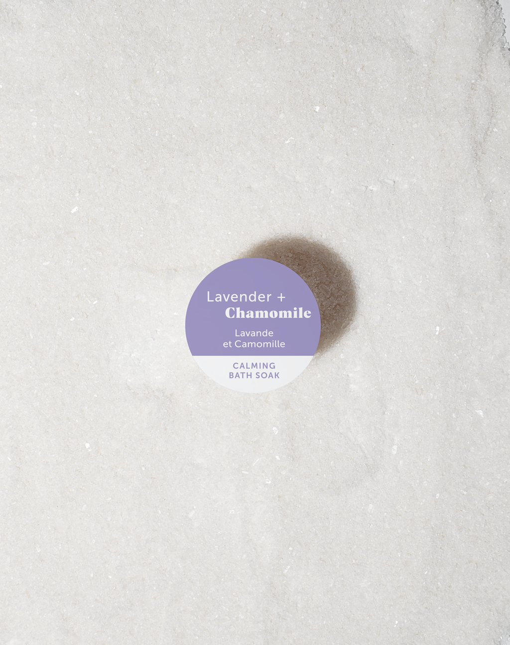 Lavender + Chamomile Calming Bath Soak | Midnight Paloma